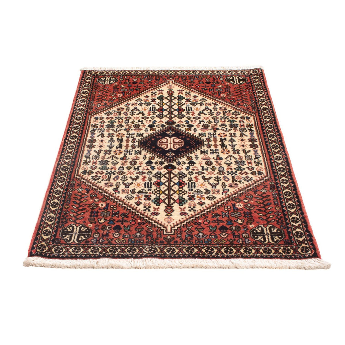 Tapis persan - Nomadic - 126 x 80 cm - crème