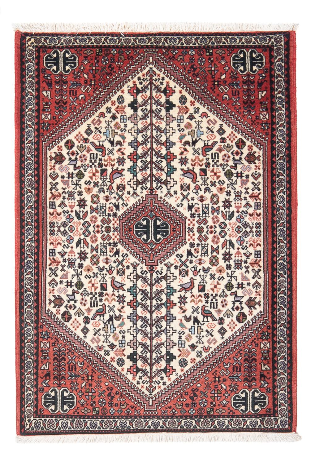 Tapis persan - Nomadic - 127 x 80 cm - crème