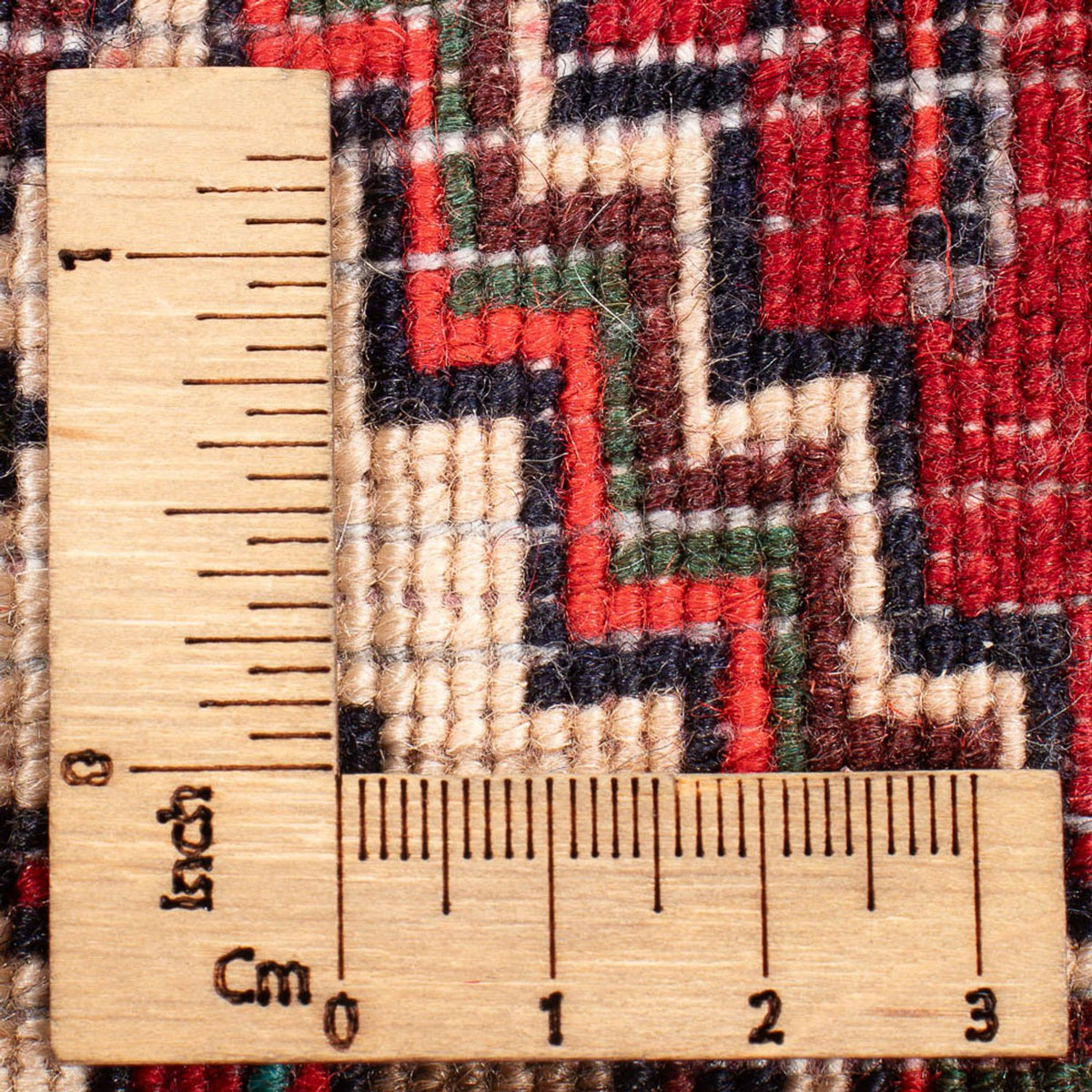 Tapis persan - Nomadic - 132 x 81 cm - crème