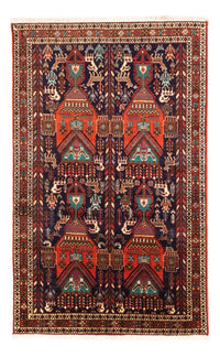 Tapis persan - Nomadic - 165 x 103 cm - rouge bordeaux