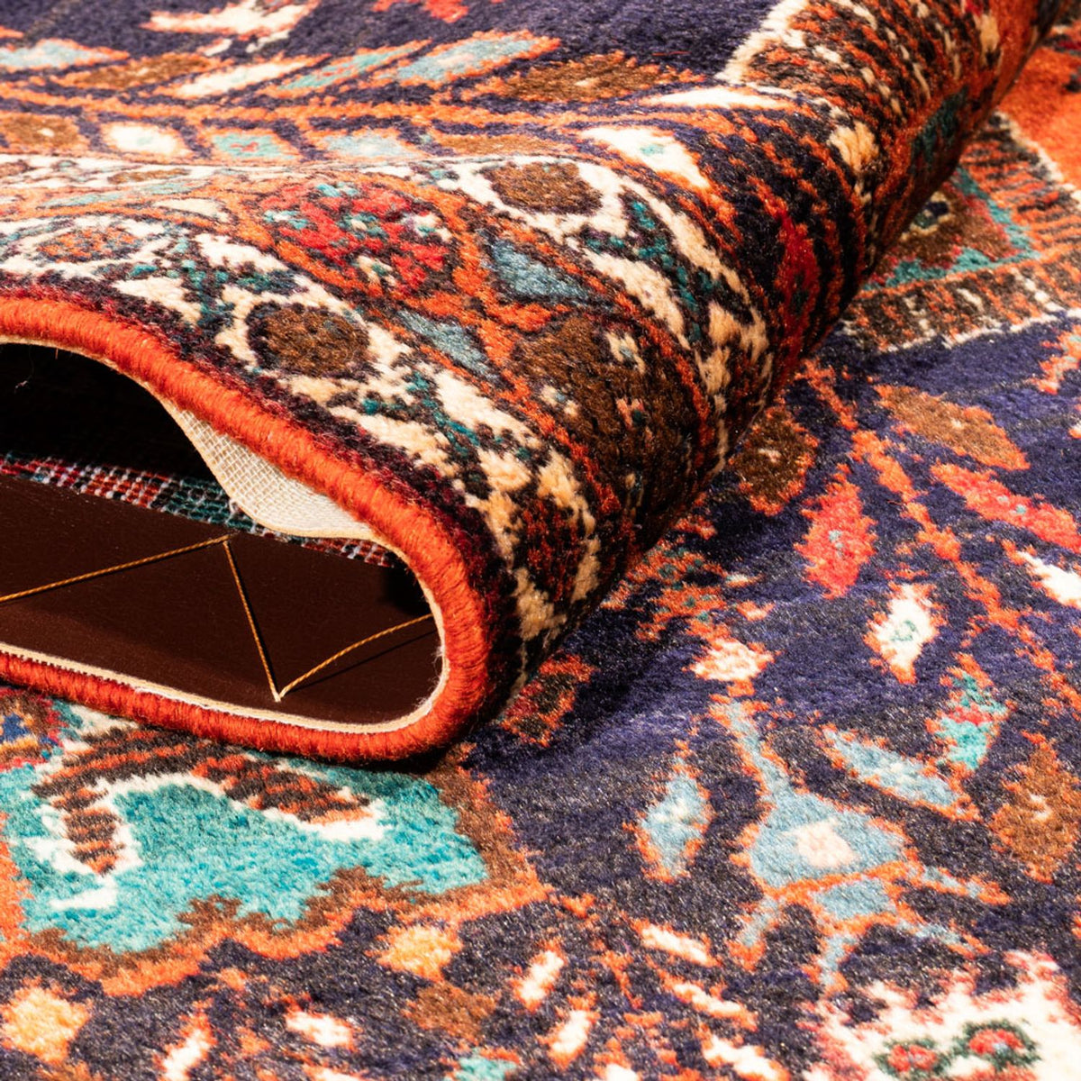 Tapis persan - Nomadic - 165 x 103 cm - rouge bordeaux