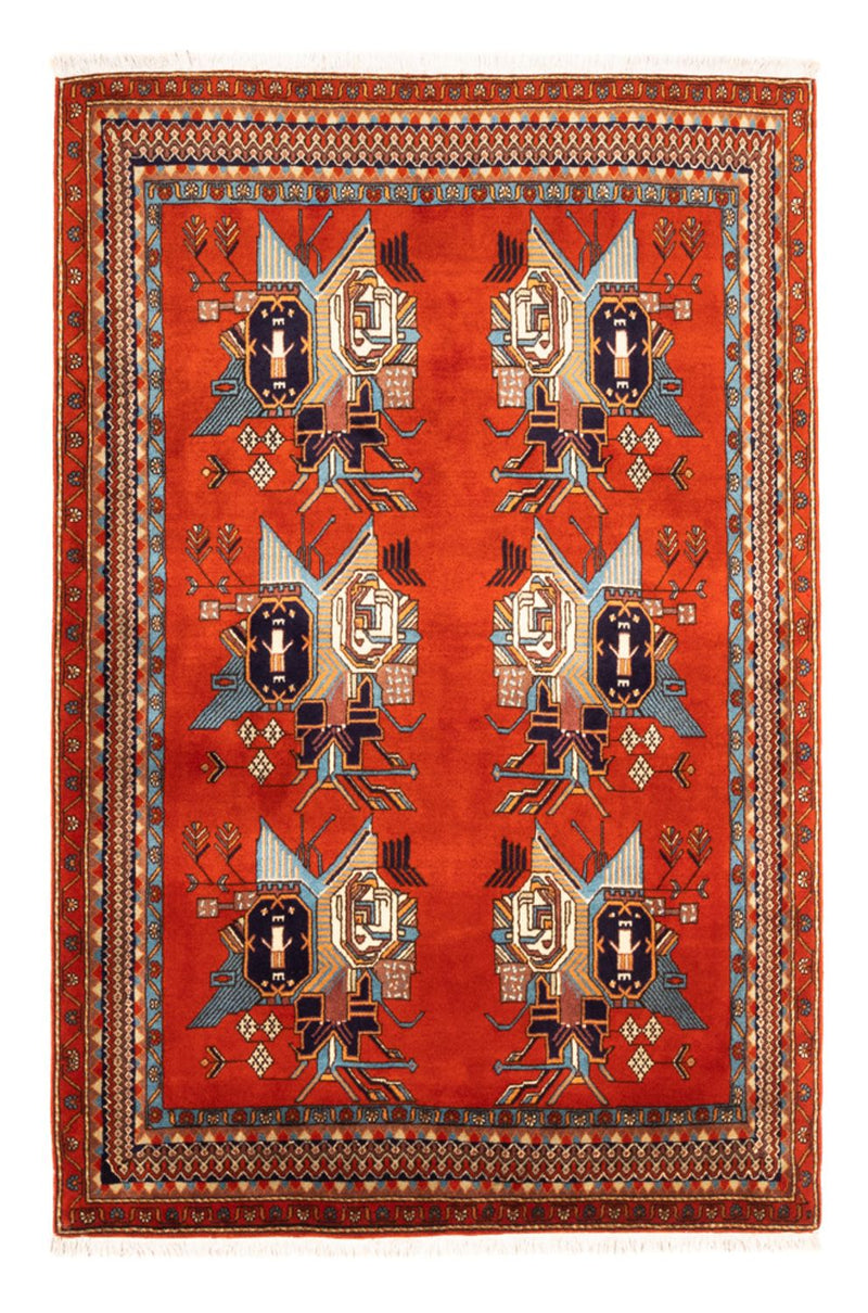 Tapis persan - Nomadic - 165 x 115 cm - rouge