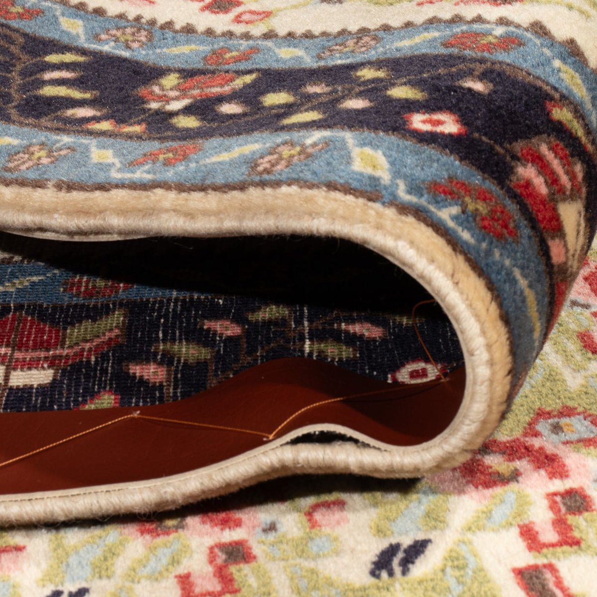 Tapis persan - Nomadic - 213 x 138 cm - vert clair