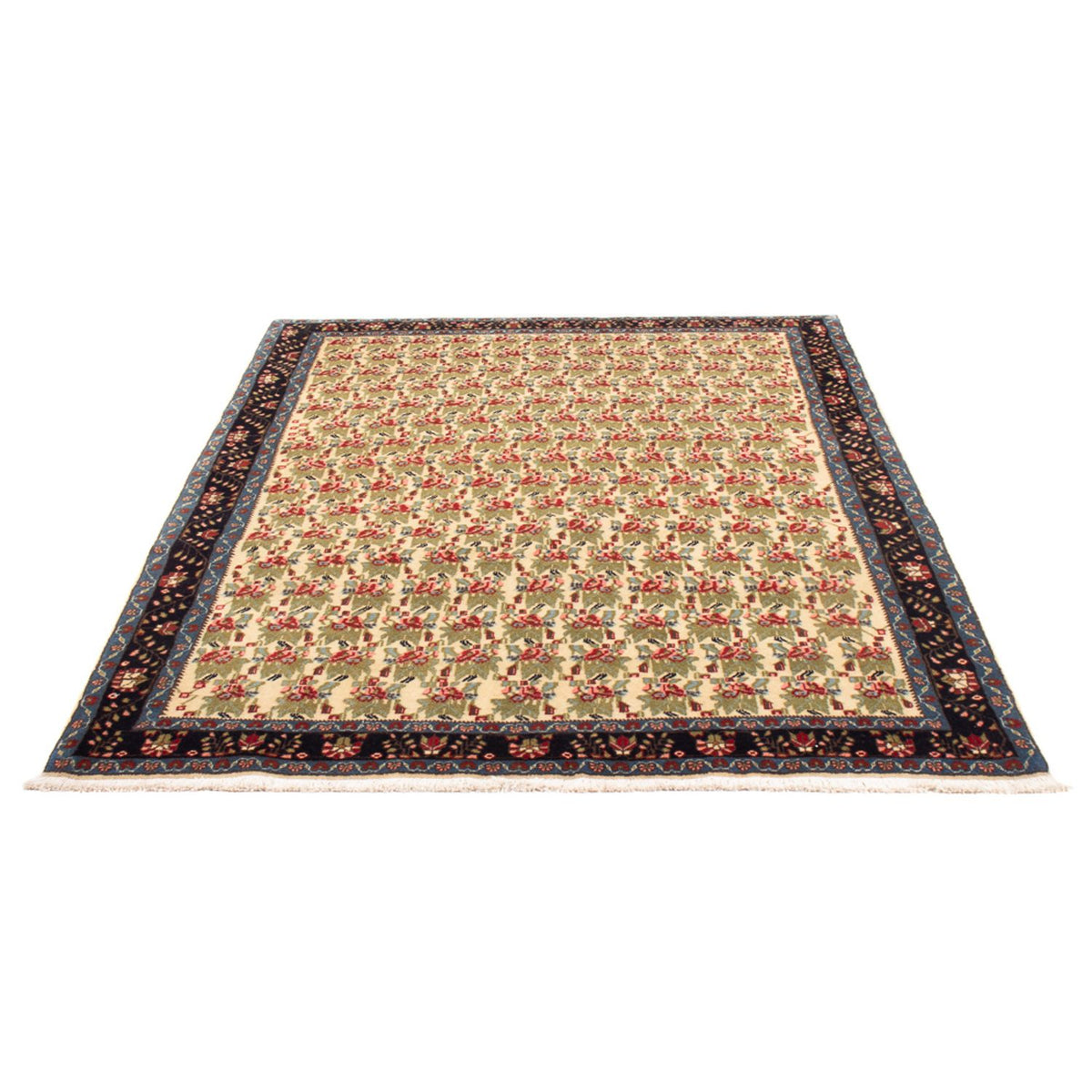 Tapis persan - Nomadic - 213 x 138 cm - vert clair