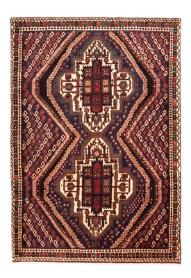 Tapis persan - Nomadic - 150 x 108 cm - rouge bordeaux