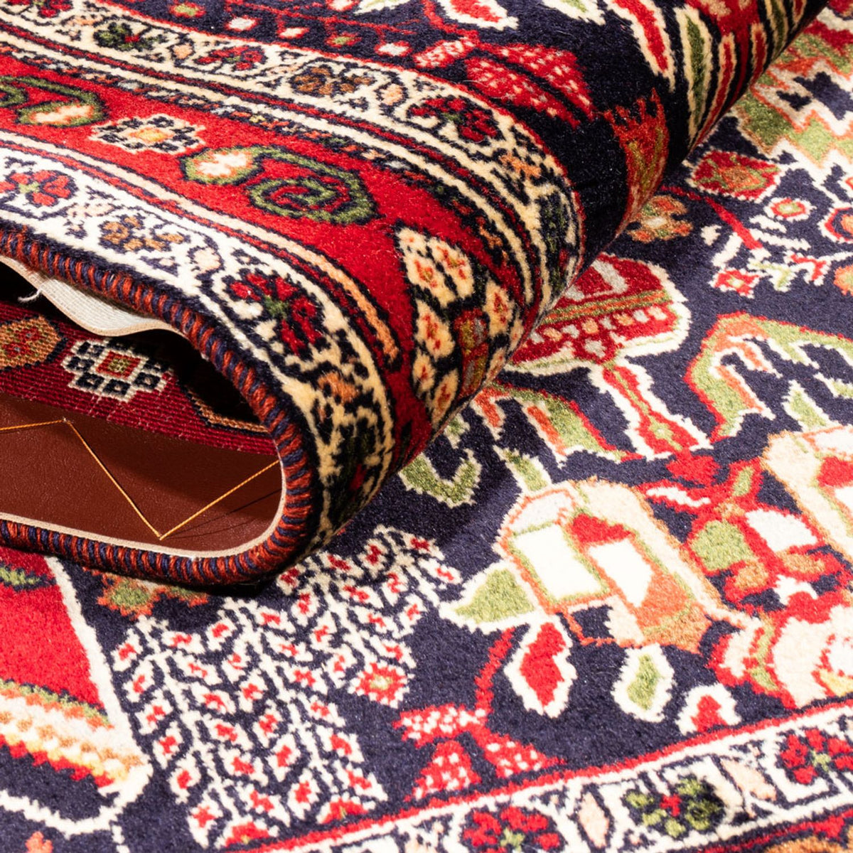 Tapis persan - Nomadic - 154 x 100 cm - rouge bordeaux