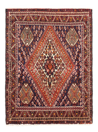 Tapis persan - Nomadic - 127 x 98 cm - rouge bordeaux
