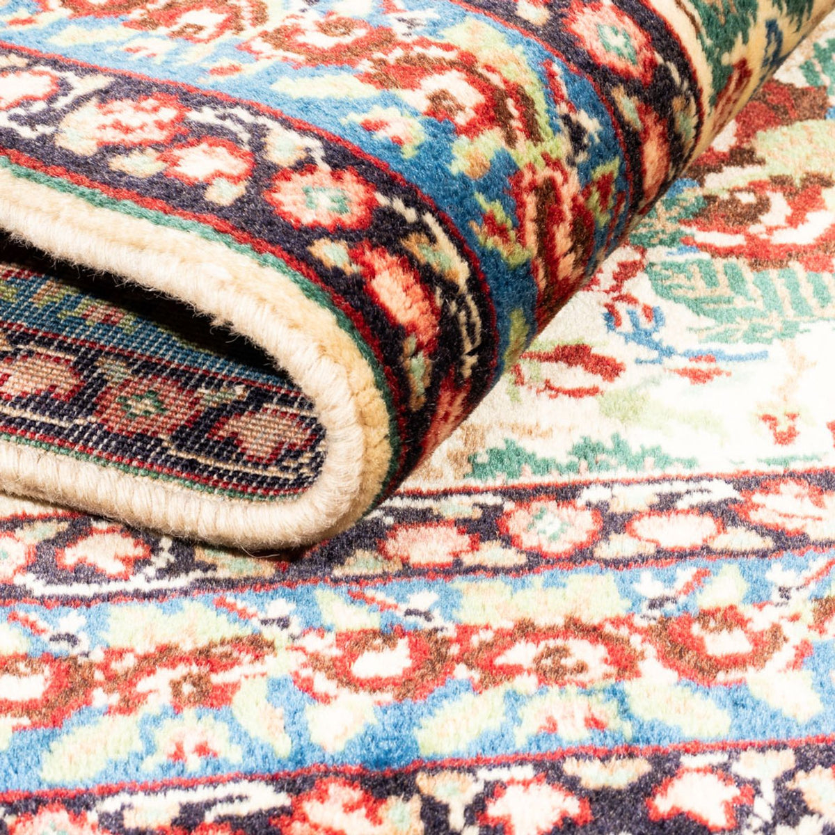 Tapis persan - Nomadic - 147 x 110 cm - crème