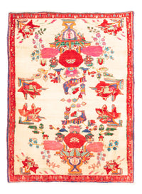 Tapis persan - Nomadic - 145 x 113 cm - crème