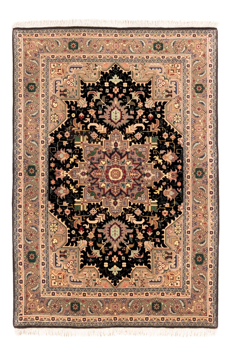 Tapis persan - Nomadic - 146 x 100 cm - bleu foncé