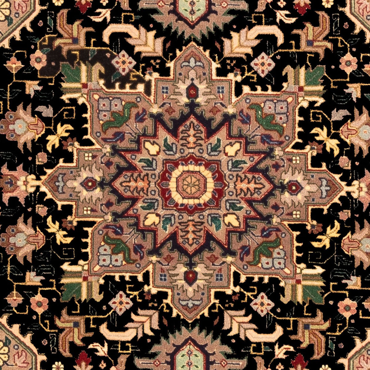 Tapis persan - Nomadic - 146 x 100 cm - bleu foncé