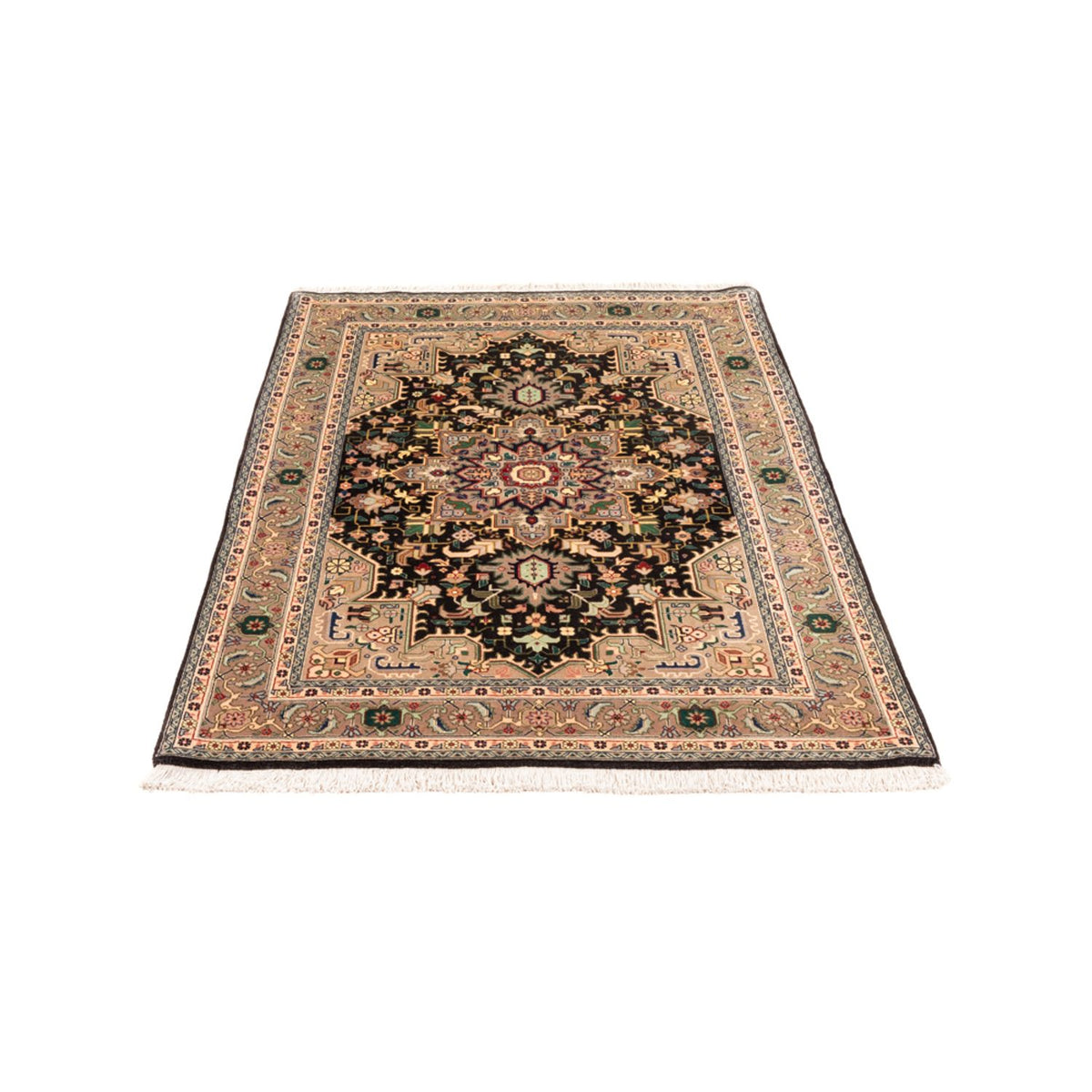Tapis persan - Nomadic - 146 x 100 cm - bleu foncé