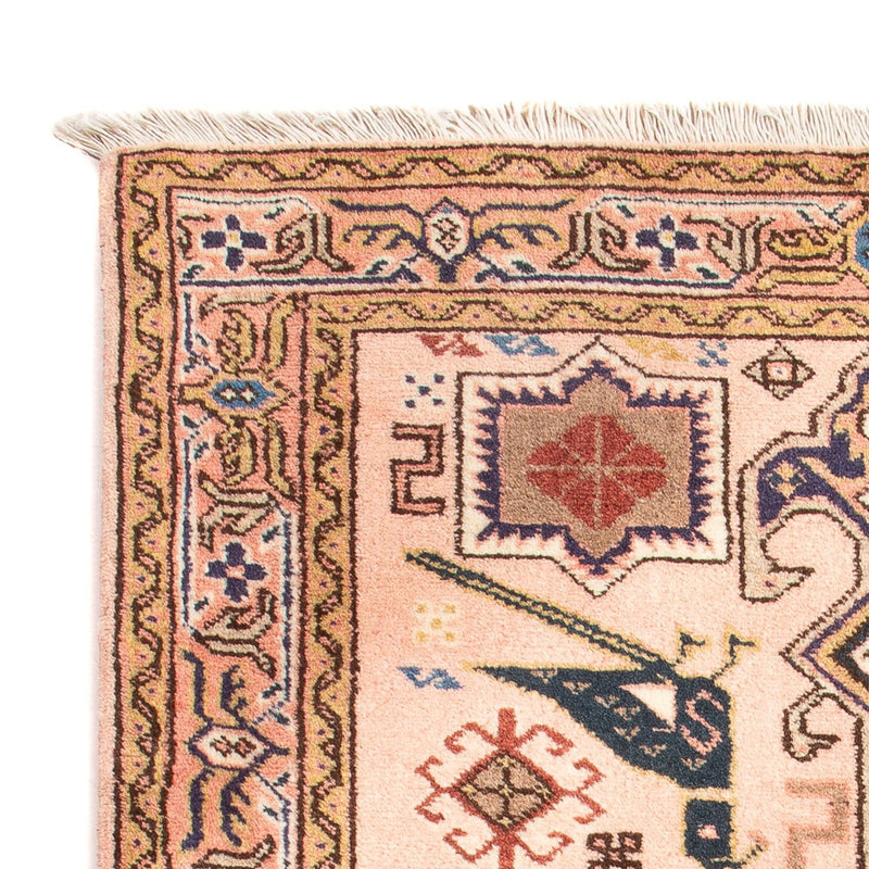 Tapis persan - Nomadic - 96 x 67 cm - saumon