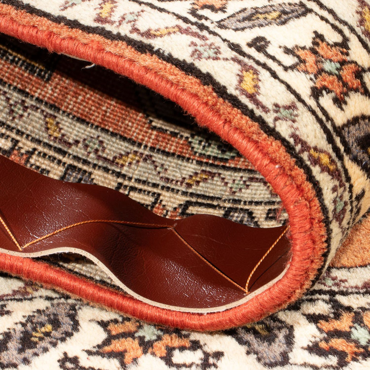 Tapis persan - Nomadic - 89 x 71 cm - orange