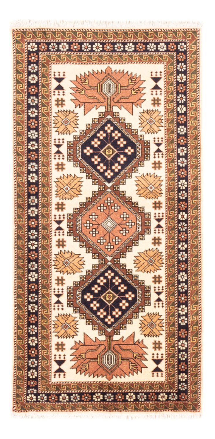 Tapis persan - Nomadic - 148 x 80 cm - crème