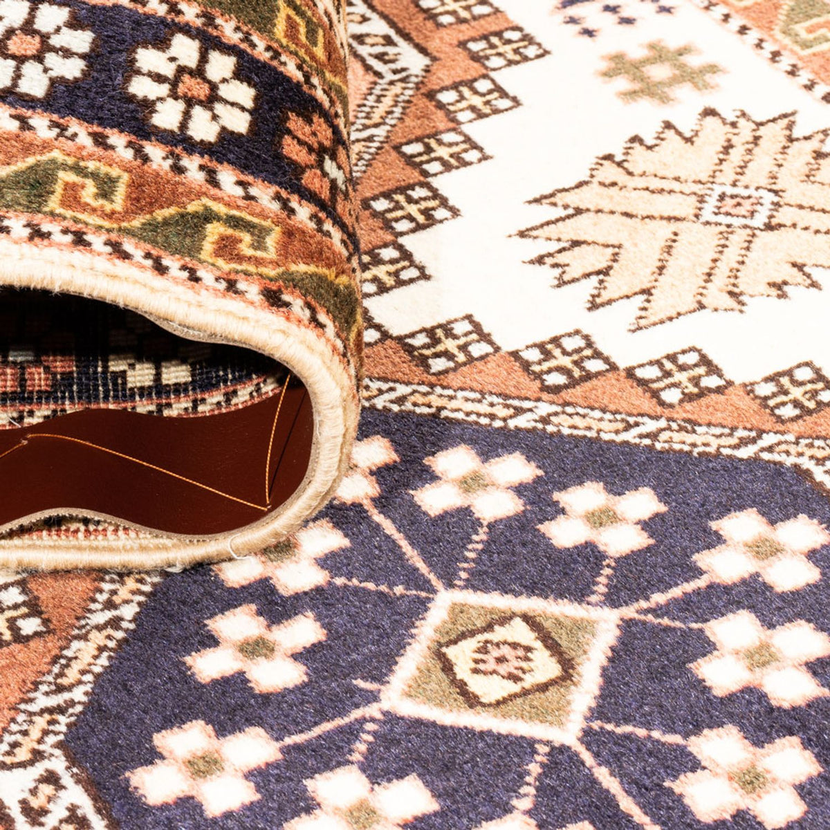 Tapis persan - Nomadic - 148 x 80 cm - crème