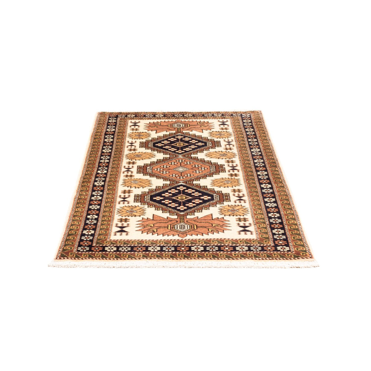 Tapis persan - Nomadic - 148 x 80 cm - crème
