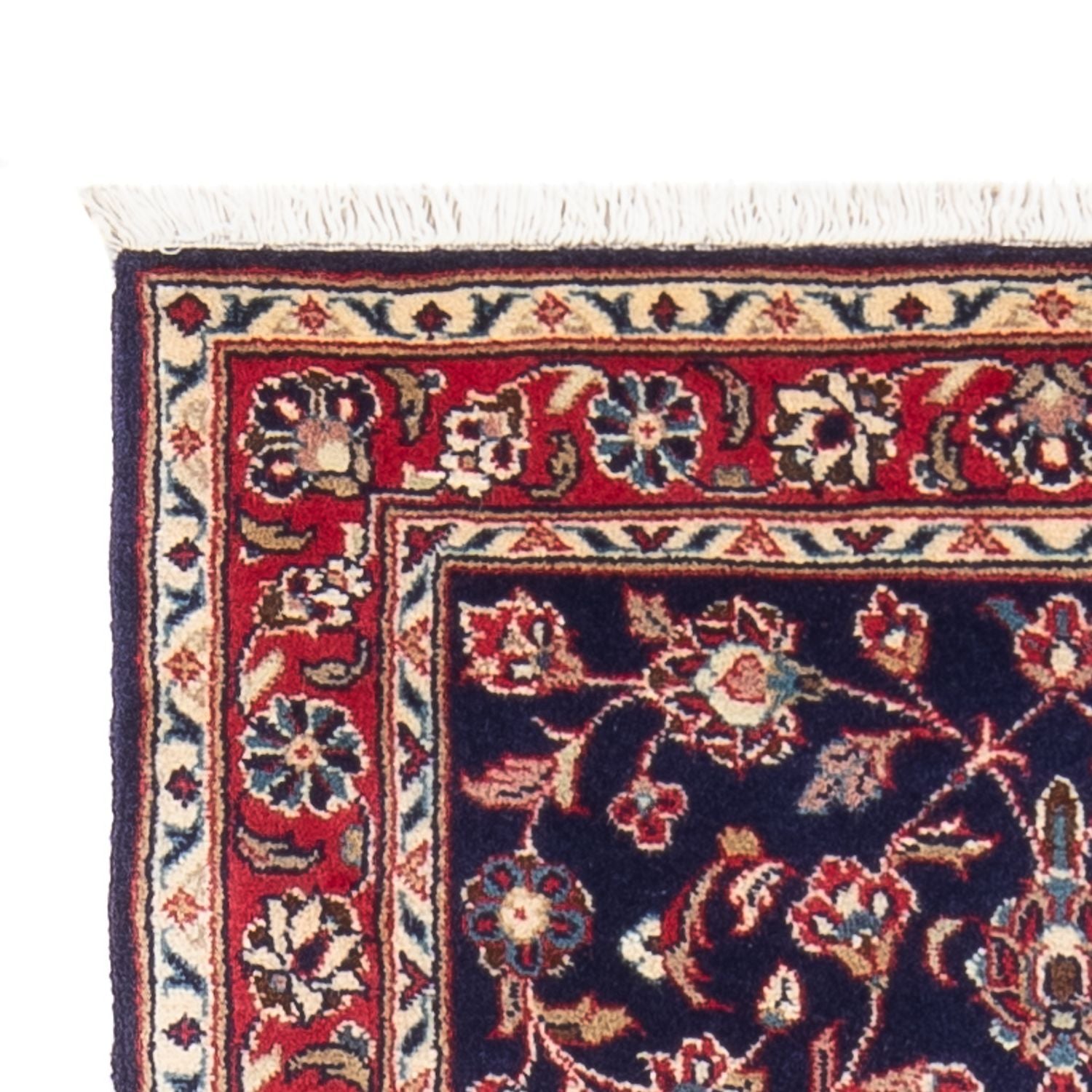 Tapis persan - Keshan - 140 x 70 cm - bleu