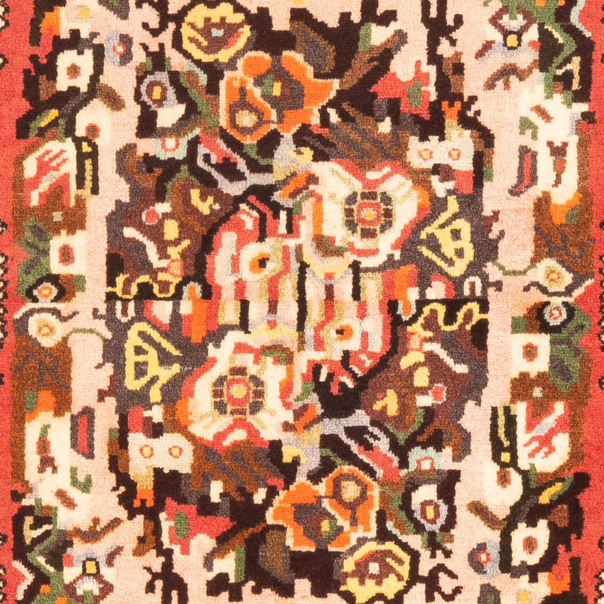 Tapis persan - Nomadic - 153 x 108 cm - orange