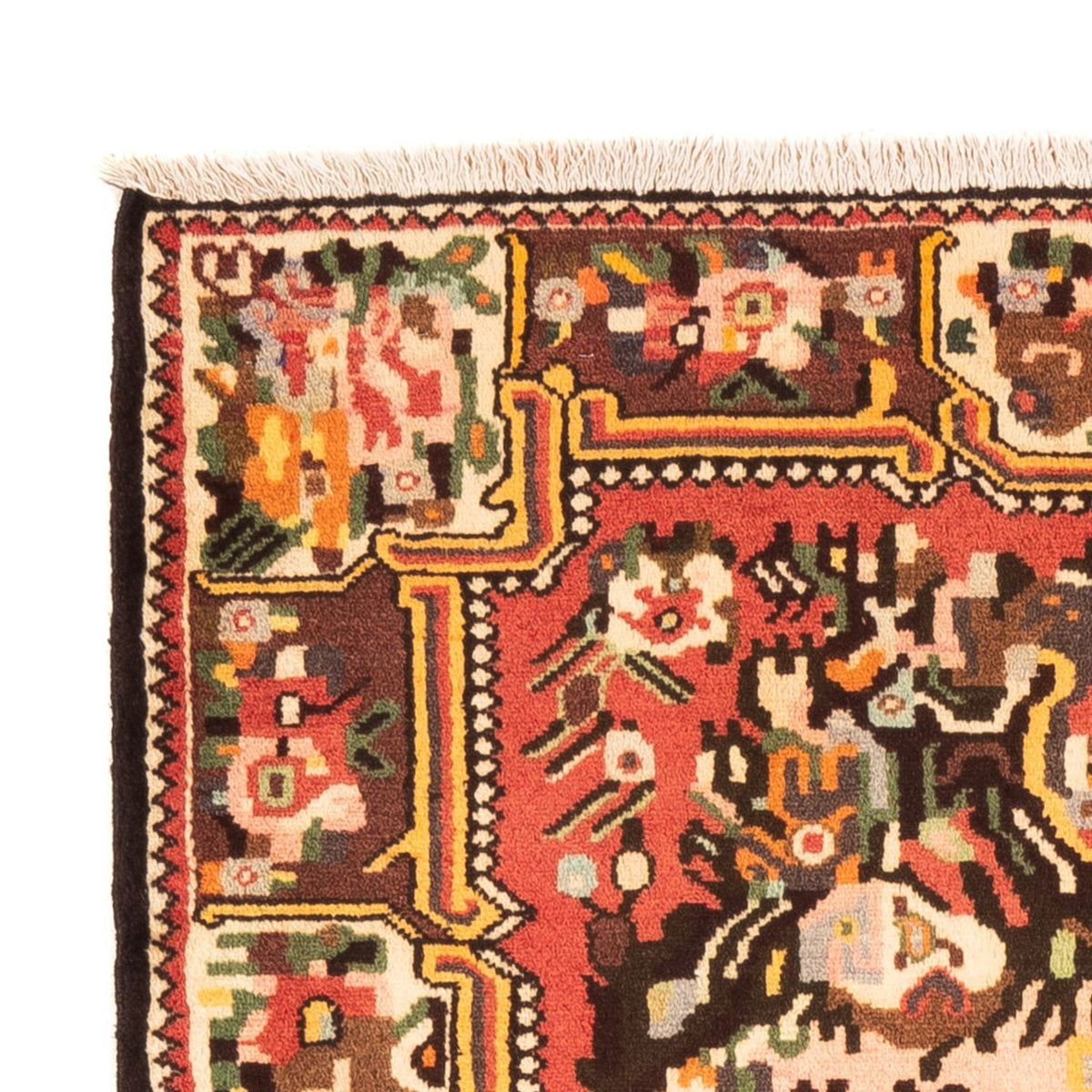 Tapis persan - Nomadic - 153 x 108 cm - orange