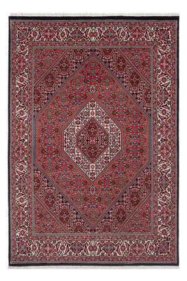 Tapis persan - Bidjar - 207 x 142 cm - rouge foncé
