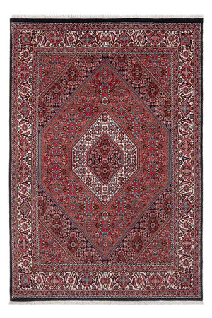 Tapis persan - Bidjar - 207 x 142 cm - rouge foncé