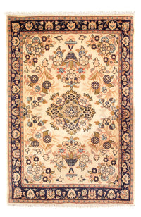 Tapis persan - Bidjar - 90 x 60 cm - crème