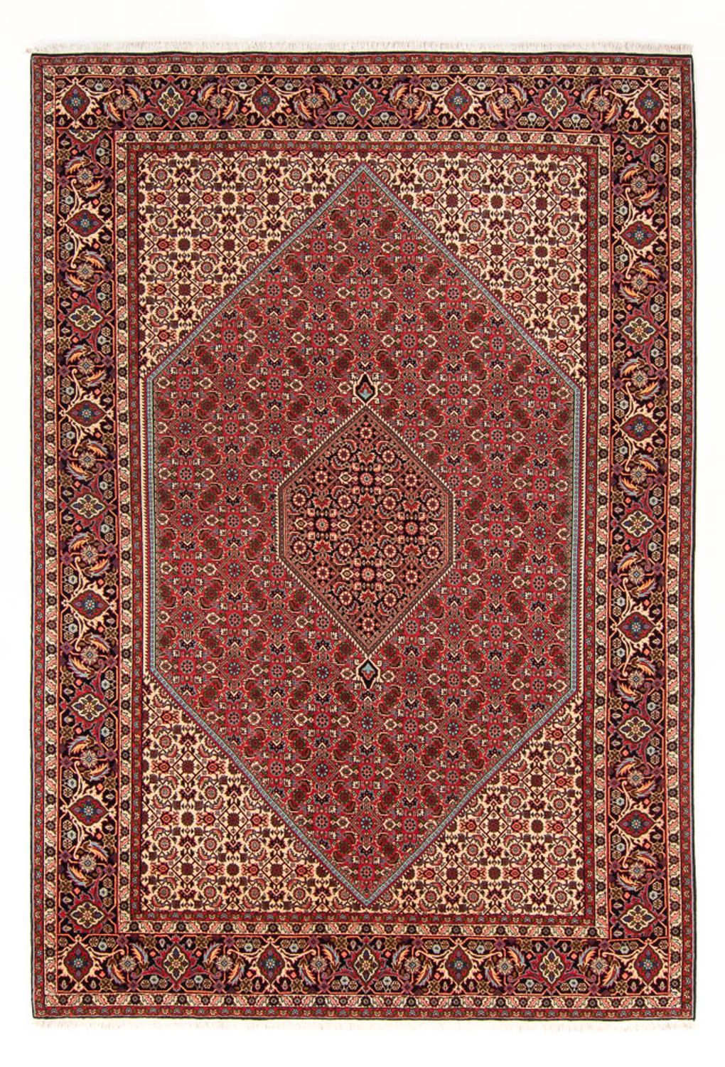 Tapis persan - Bidjar - 293 x 200 cm - rouge