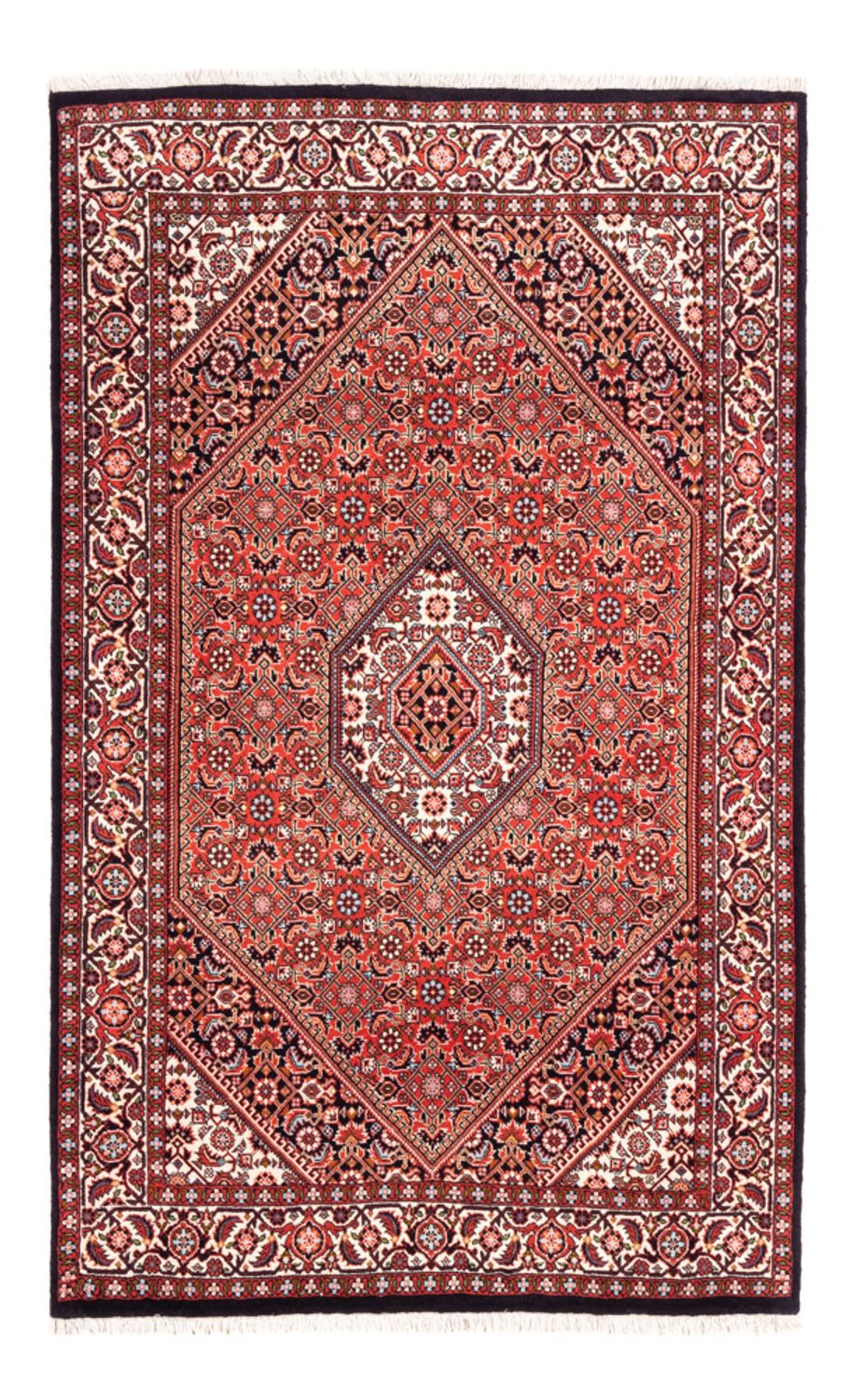 Tapis persan - Bidjar - 166 x 110 cm - rouge