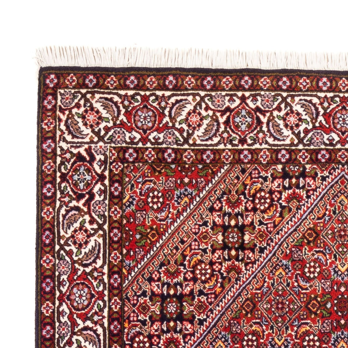 Tapis de couloir Tapis persan - Bidjar - 185 x 104 cm - rouge