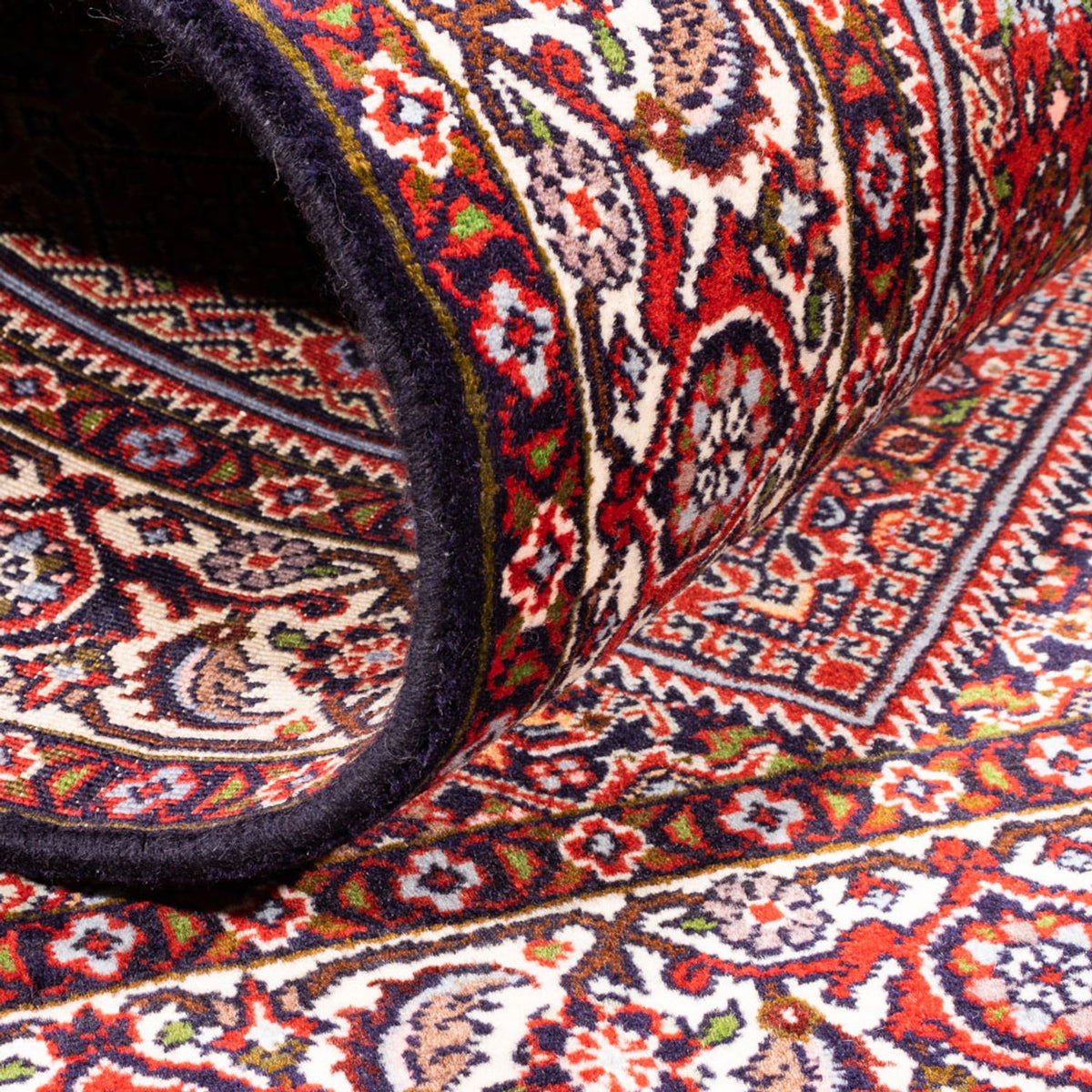 Tapis de couloir Tapis persan - Bidjar - 185 x 104 cm - rouge