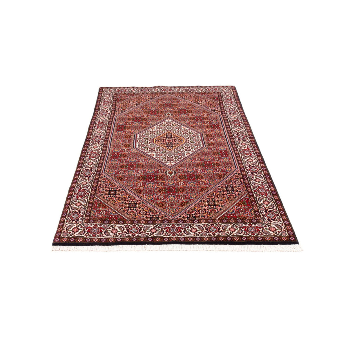 Tapis de couloir Tapis persan - Bidjar - 185 x 104 cm - rouge