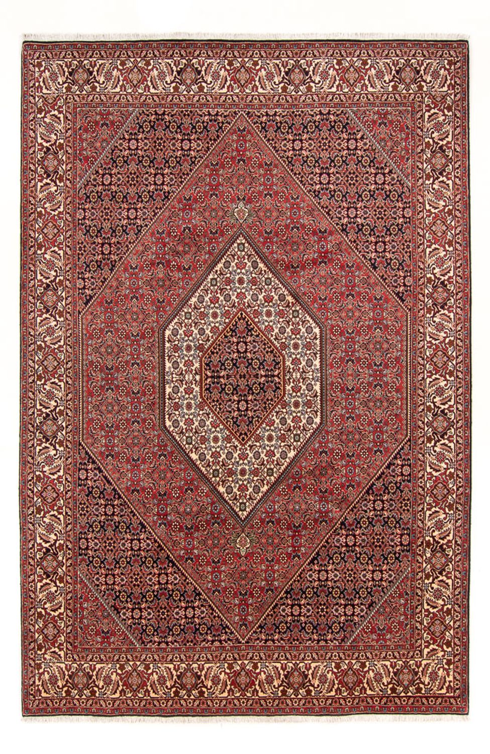 Tapis persan - Bidjar - 305 x 198 cm - rouge