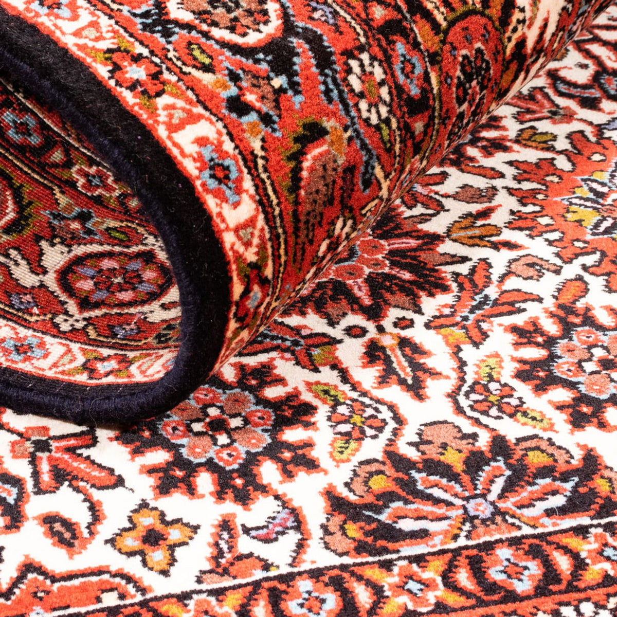 Tapis de couloir Tapis persan - Bidjar - 183 x 104 cm - crème