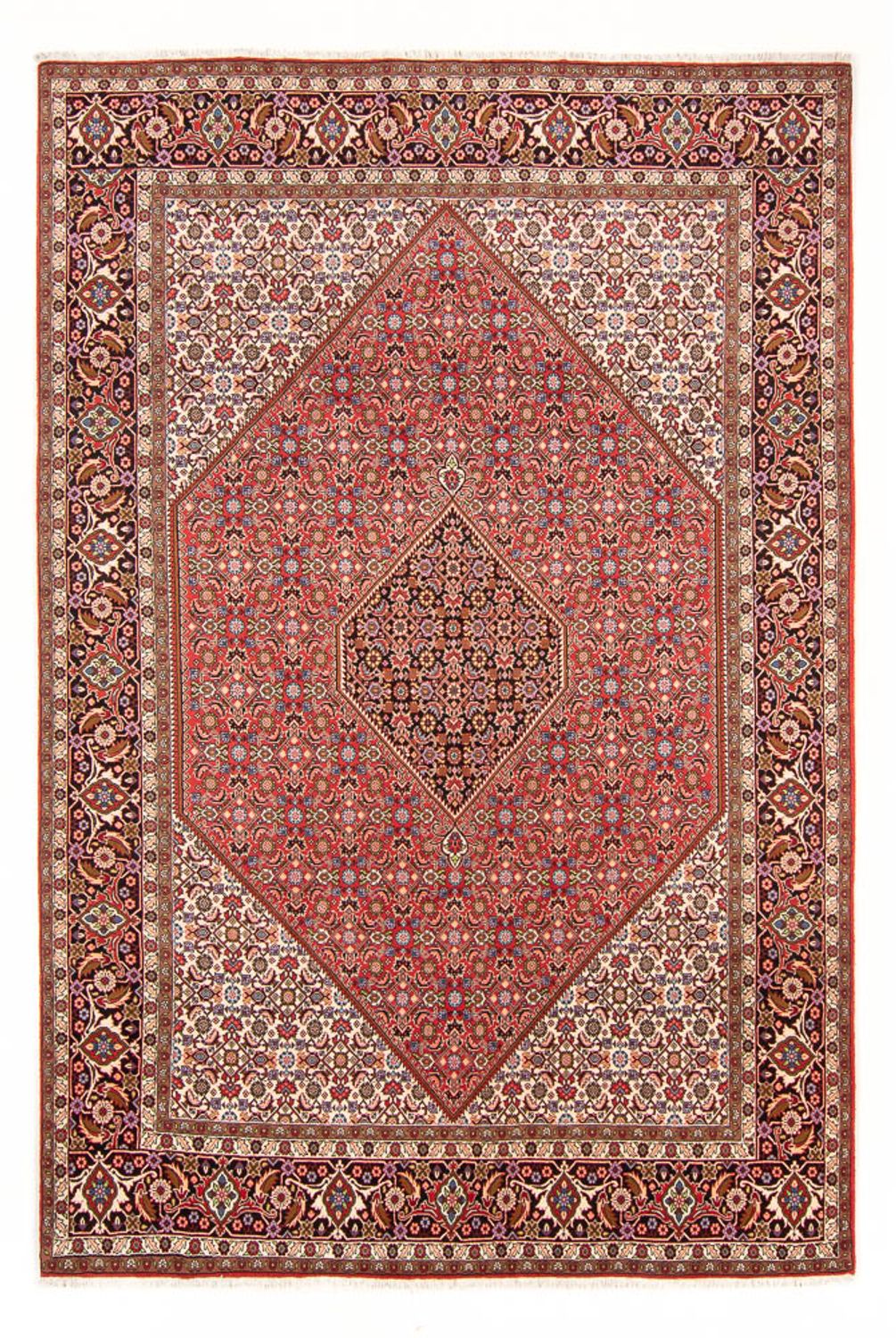 Tapis persan - Bidjar - 294 x 200 cm - rouge