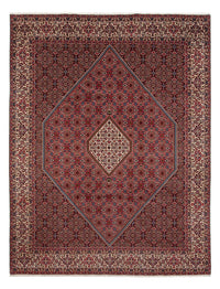 Tapis persan - Bidjar - 342 x 252 cm - rouge foncé