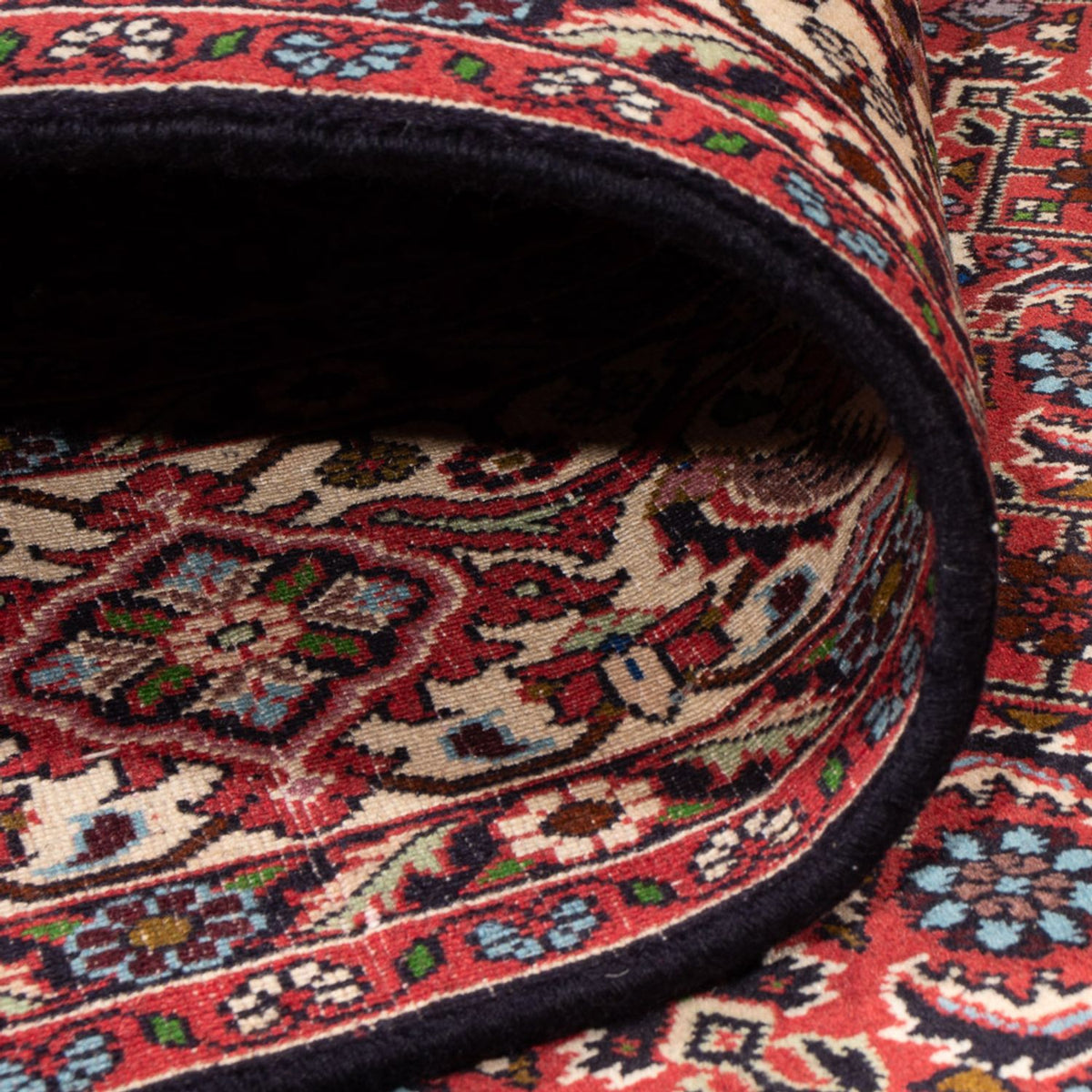 Tapis persan - Bidjar - 342 x 252 cm - rouge foncé