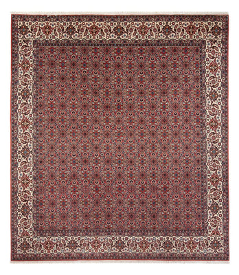 Tapis persan - Bidjar - 296 x 248 cm - rouge foncé