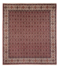Tapis persan - Bidjar - 296 x 248 cm - rouge foncé