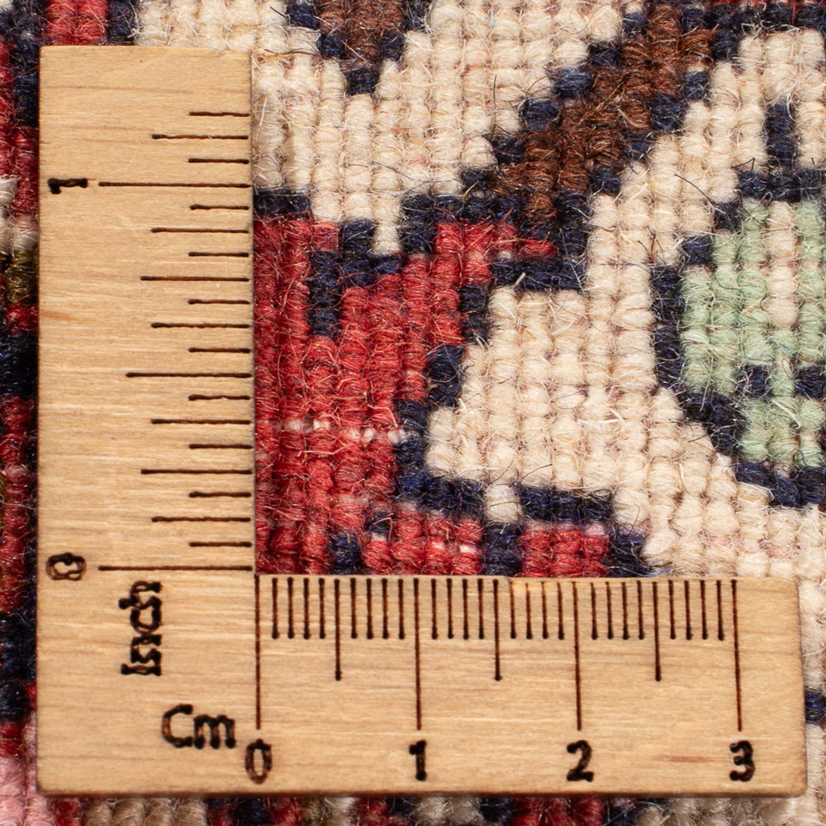 Tapis persan - Bidjar - 296 x 248 cm - rouge foncé