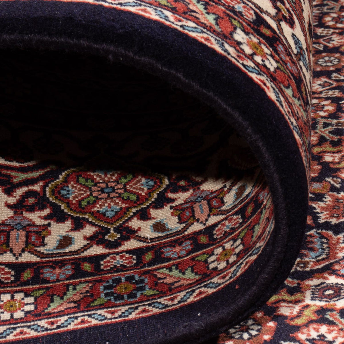 Tapis persan - Bidjar - 300 x 248 cm - bleu foncé