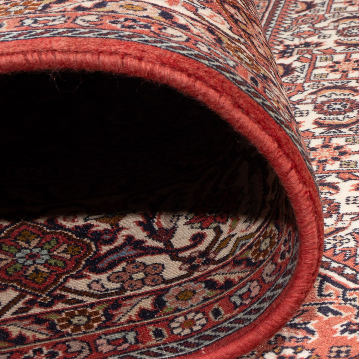 Tapis persan - Bidjar - 333 x 247 cm - rouge foncé