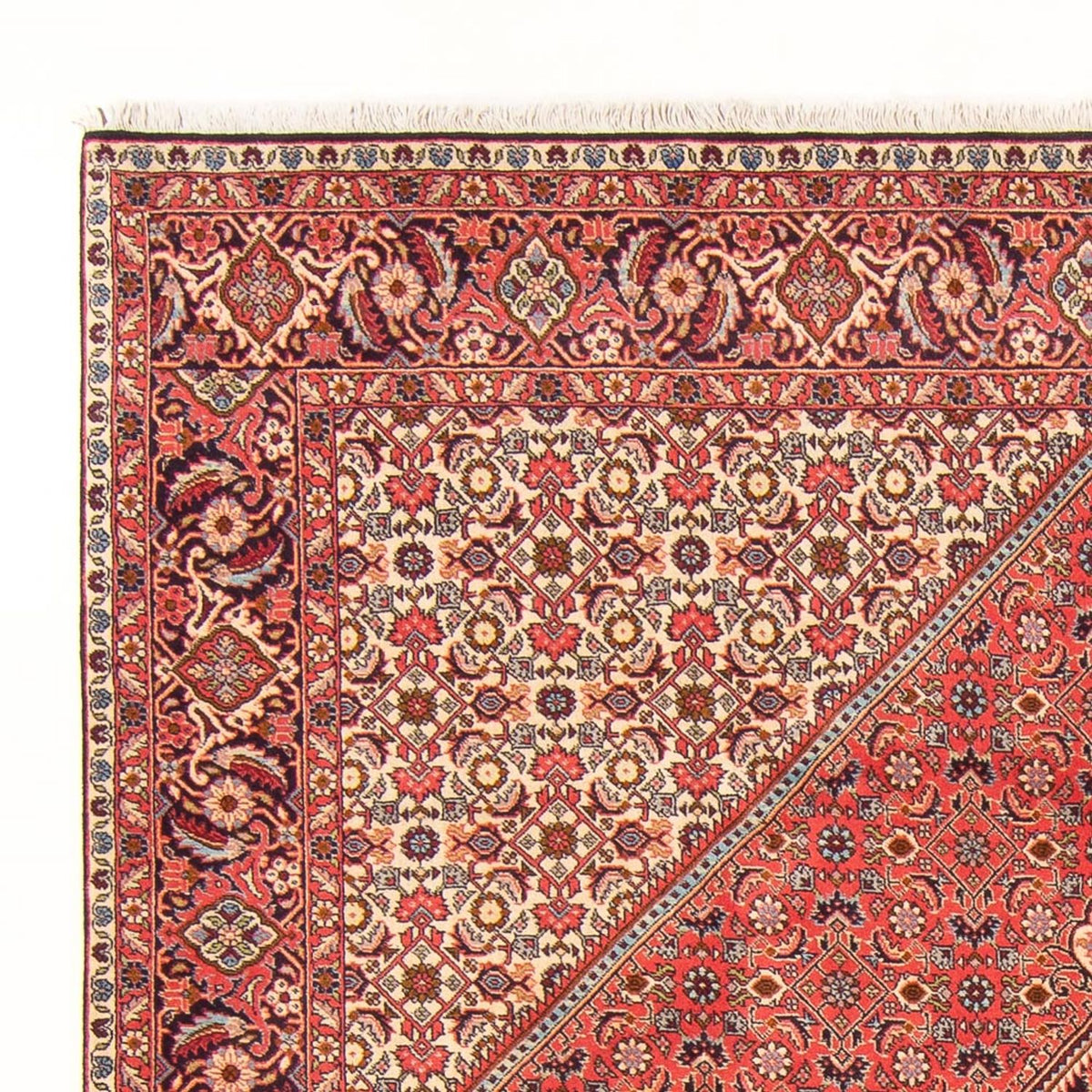 Tapis persan - Bidjar - 260 x 200 cm - rouge