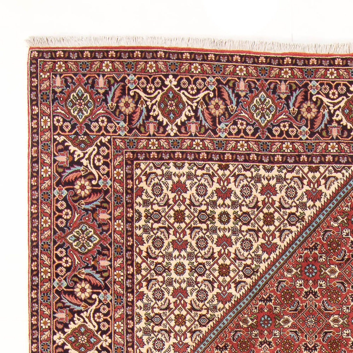 Tapis persan - Bidjar - 307 x 203 cm - rouge