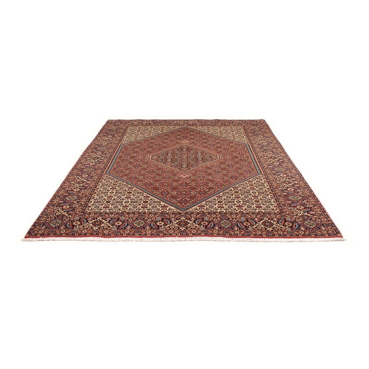 Tapis persan - Bidjar - 307 x 203 cm - rouge