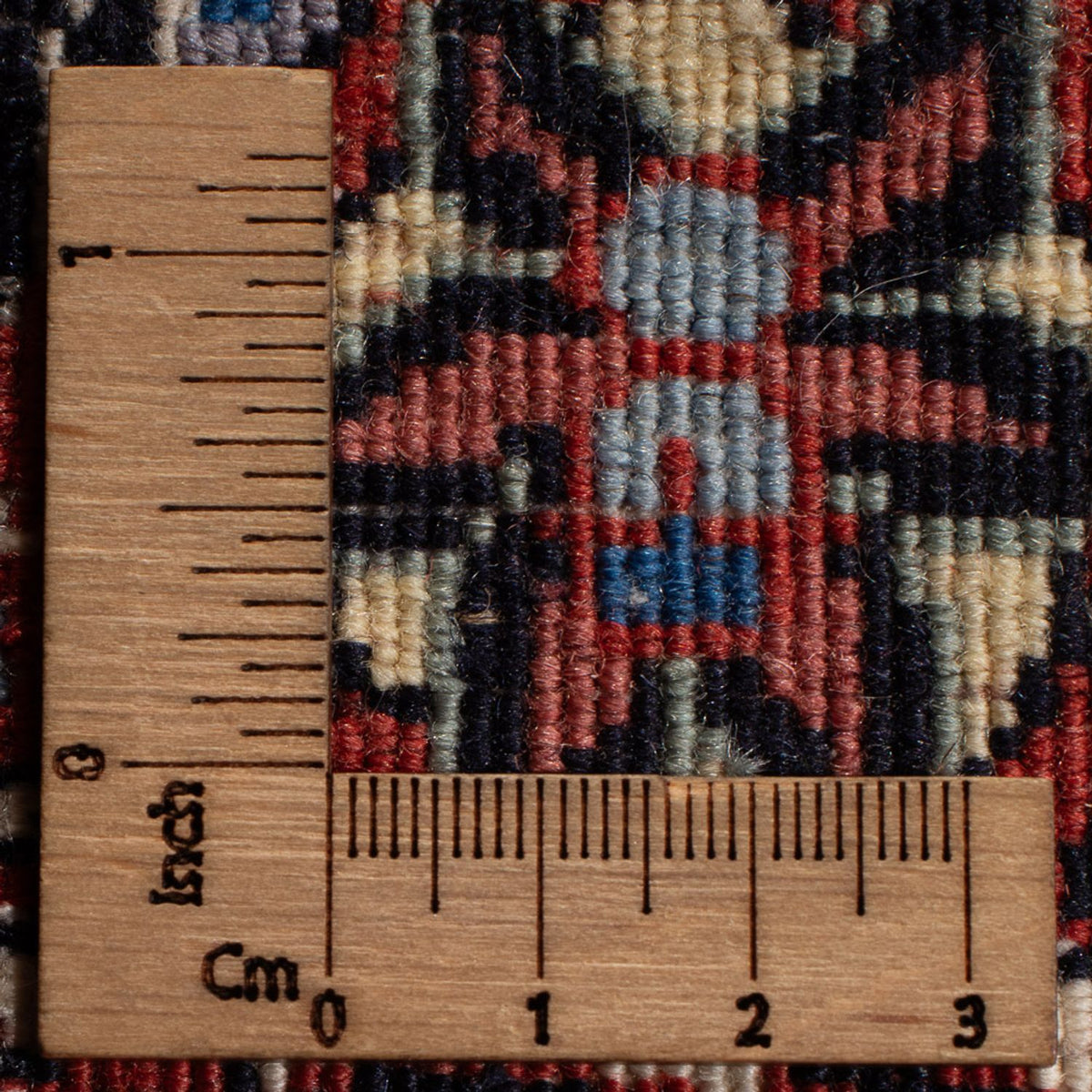 Tapis persan - Bidjar - 337 x 260 cm - bleu foncé