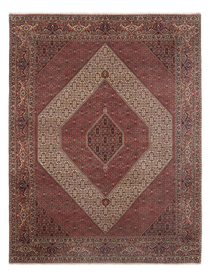 Tapis persan - Bidjar - 345 x 250 cm - rouge foncé