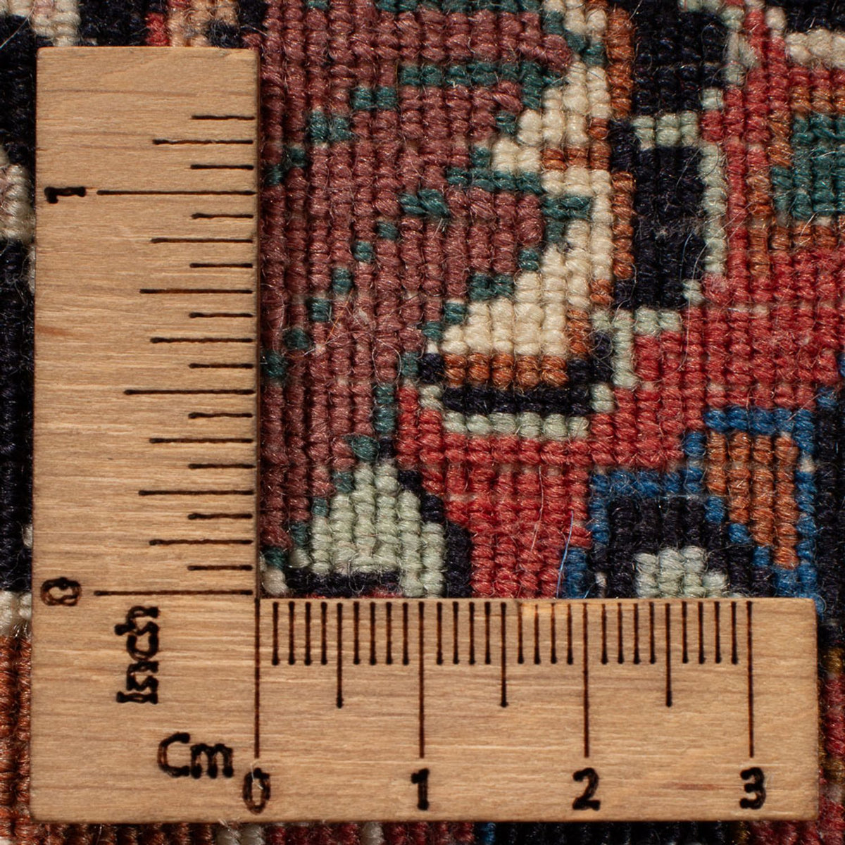 Tapis persan - Bidjar - 345 x 250 cm - rouge foncé