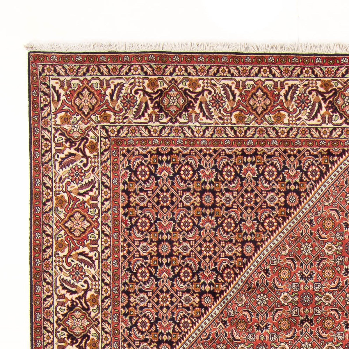 Tapis persan - Bidjar - 293 x 197 cm - rouge