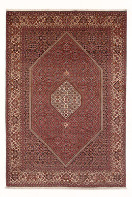 Tapis persan - Bidjar - 291 x 197 cm - rouge